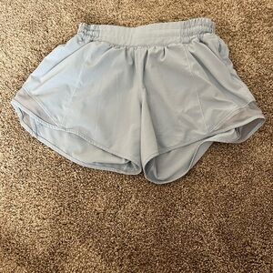 lululemon ice blue hottie hot shorts-